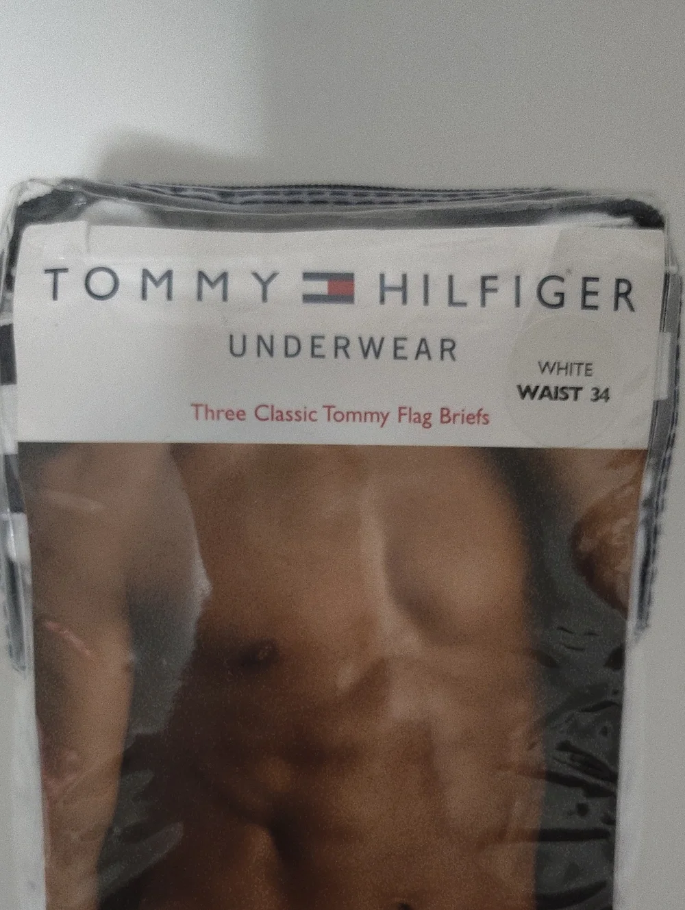 Vintage 2004 Tommy Hilfiger White Men's Briefs Underwear - 3 Pack - Size 34